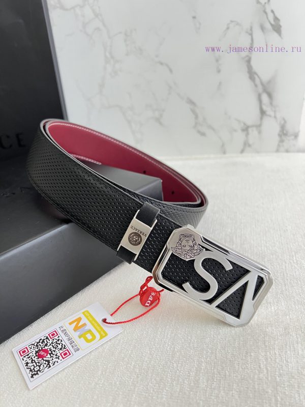 Versace. Versace Belt and BeltsHanging buckle, classic human head made of pure steel materia n8kxbmc4