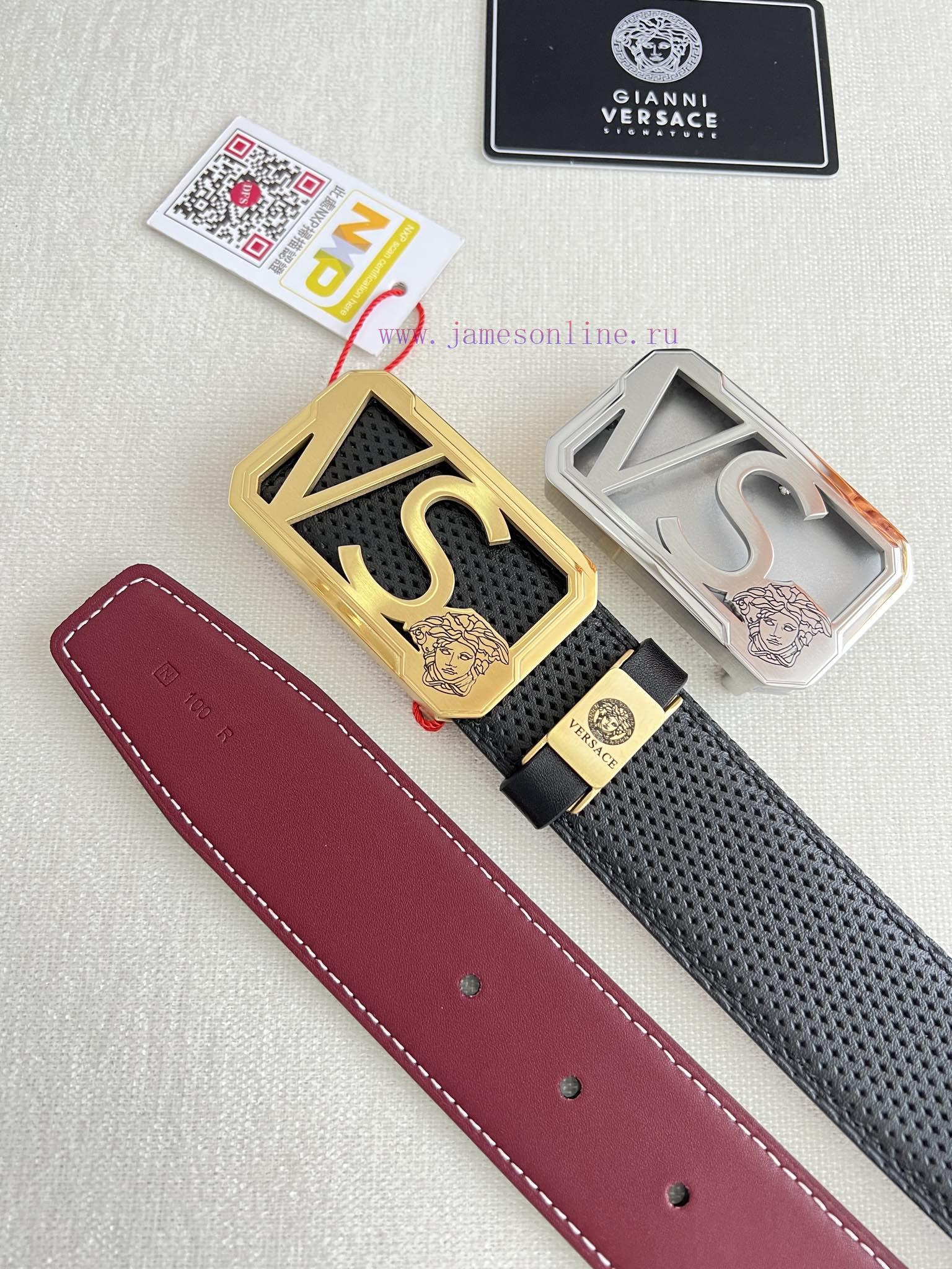 Versace. Versace Belt and BeltsHanging buckle, classic human head made of pure steel materia n8kxbmc4 - Image 7