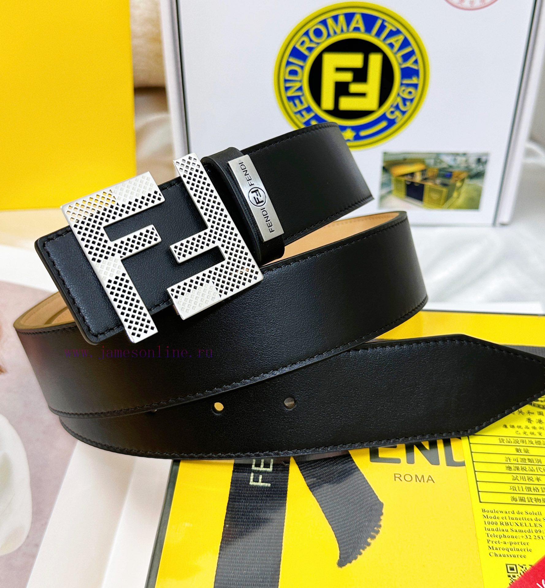 Belt FENDI Fendi ReproductionThe waistband is made of 100% imported top layer cowhide, ensur qaqsaf24 - Image 5