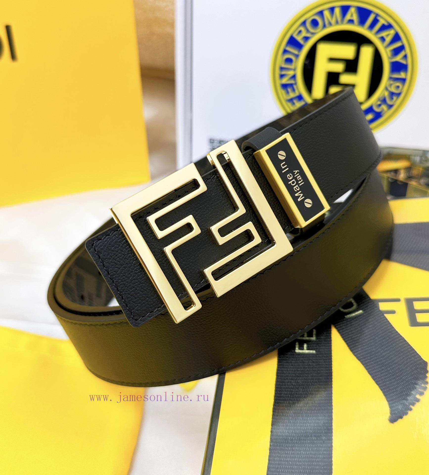 Belt FENDI Fendi ReproductionThe waistband is made of 100% cowhide, ensuring a double-layer k8rhr1qh - Image 4