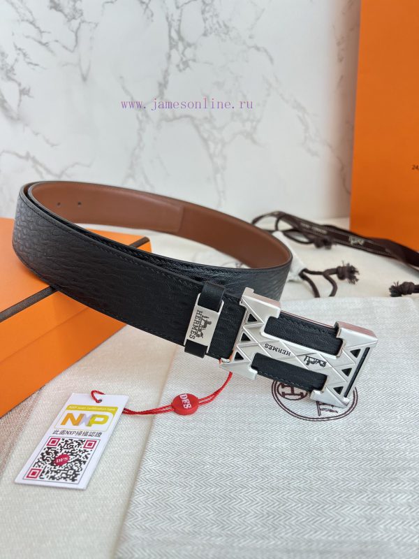 Hermes Hermes waist beltHanging buckle, classic pure steel material buckle head, double-side yl5jxdbv