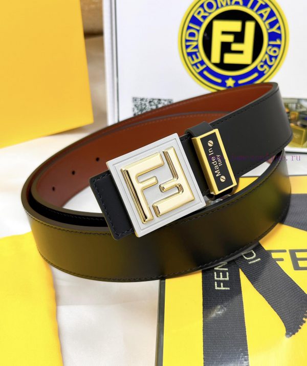Belt FENDI Fendi ReproductionThe waistband is made of 100% cowhide, ensuring a double layere mm2gbd2p