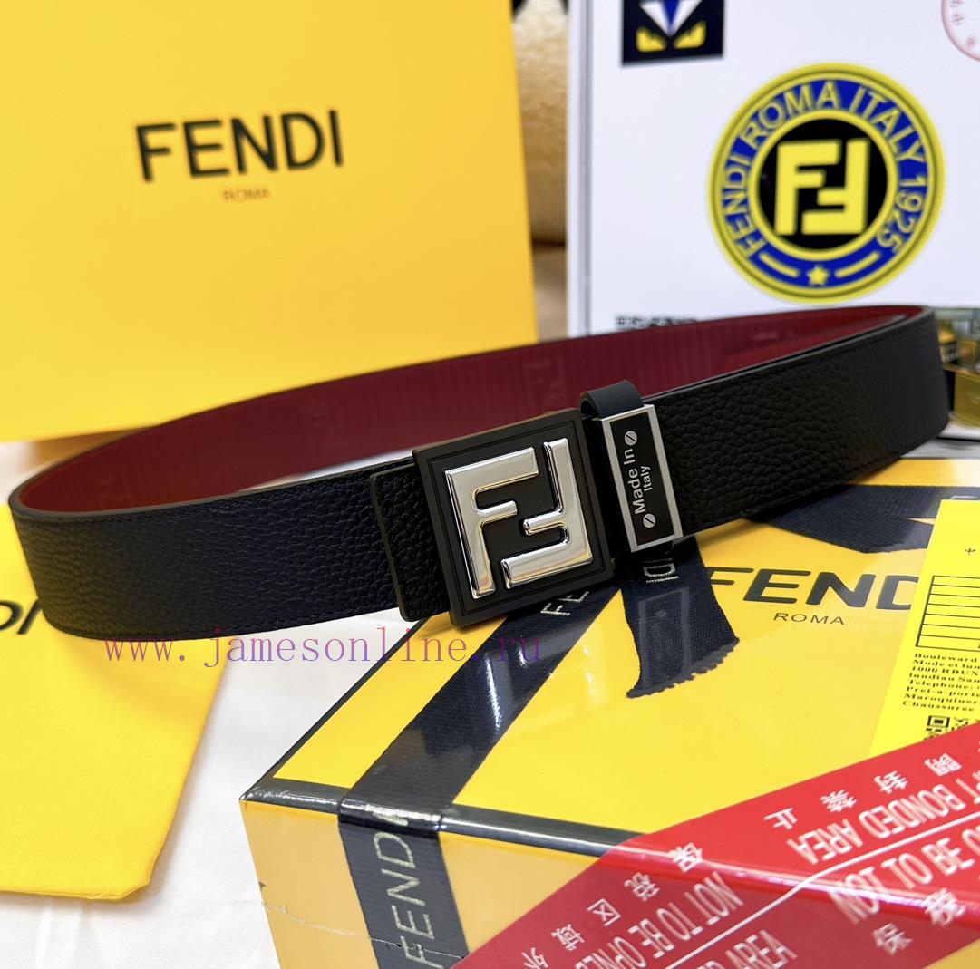 Belt FENDI Fendi ReproductionThe waistband is made of 100% cowhide, ensuring a double layere ajwqffwo - Image 9