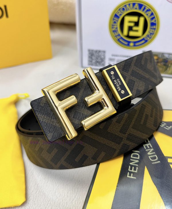 Belt FENDI Fendi ReproductionThe waistband is made of 100% cowhide, ensuring genuine leather cnx8jf2o