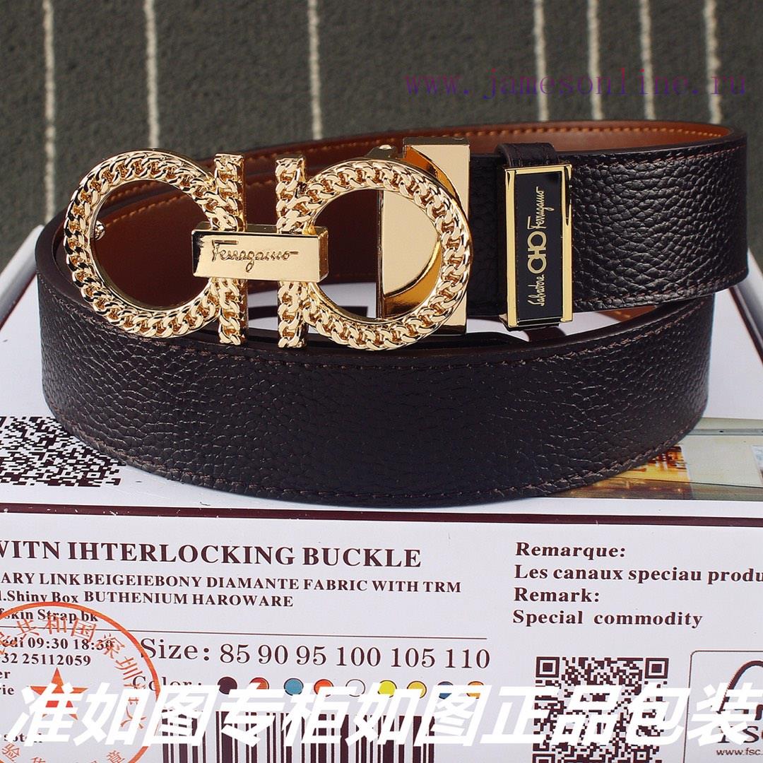 Ferragami ️Comes with a punch as a giftThe material is made of 100% top layer cowhide, ensur a8akgr6h - Image 2