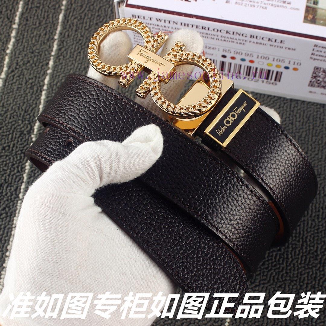 Ferragami ️Comes with a punch as a giftThe material is made of 100% top layer cowhide, ensur a8akgr6h - Image 3