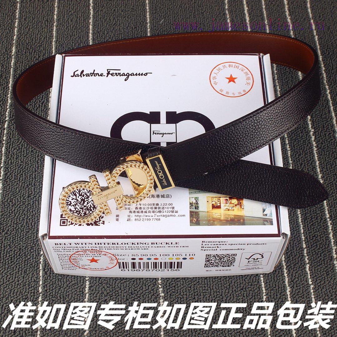 Ferragami ️Comes with a punch as a giftThe material is made of 100% top layer cowhide, ensur a8akgr6h - Image 7