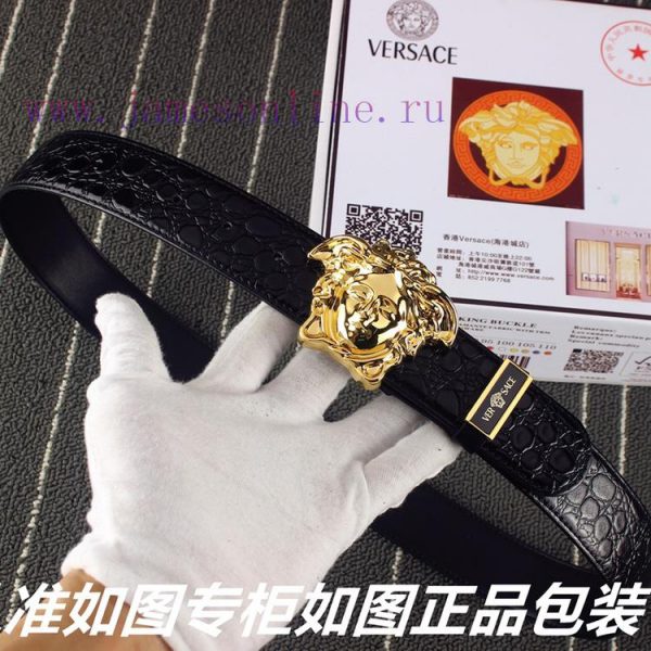 Versace Ver... sace ️ Crocodile patternIdentify and receive a punch as a giftThe material is 4qs284mn