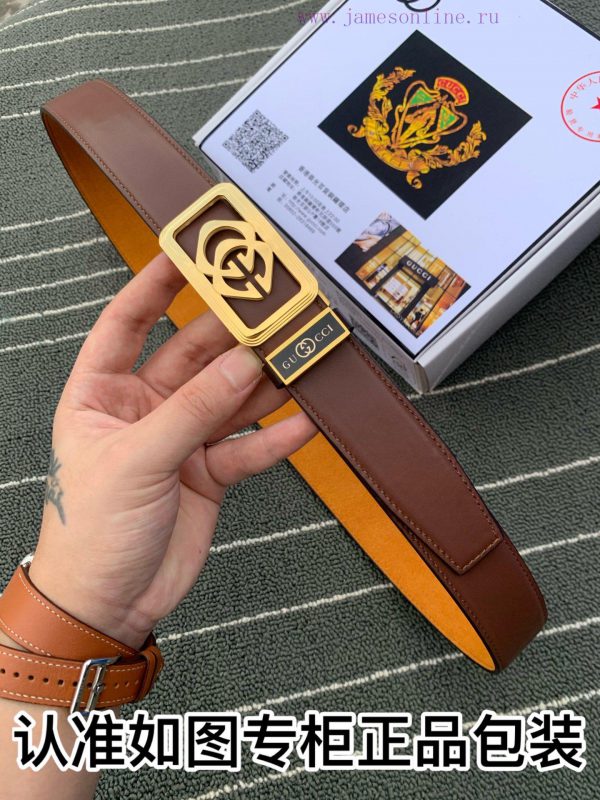 Belt Gucci Gucci automatic buckleThe waistband is made of 100% cowhide, ensuring the same qu hgl3um72