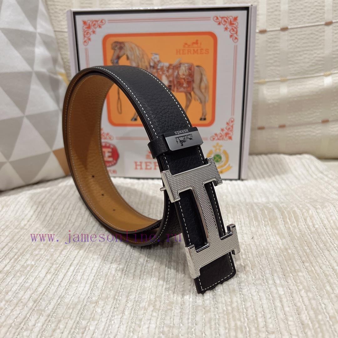 Hermes Hermès Material: Leather Belt with 100% Head Layer. The leather belt is guaranteed to iwlh3ymm - Image 2