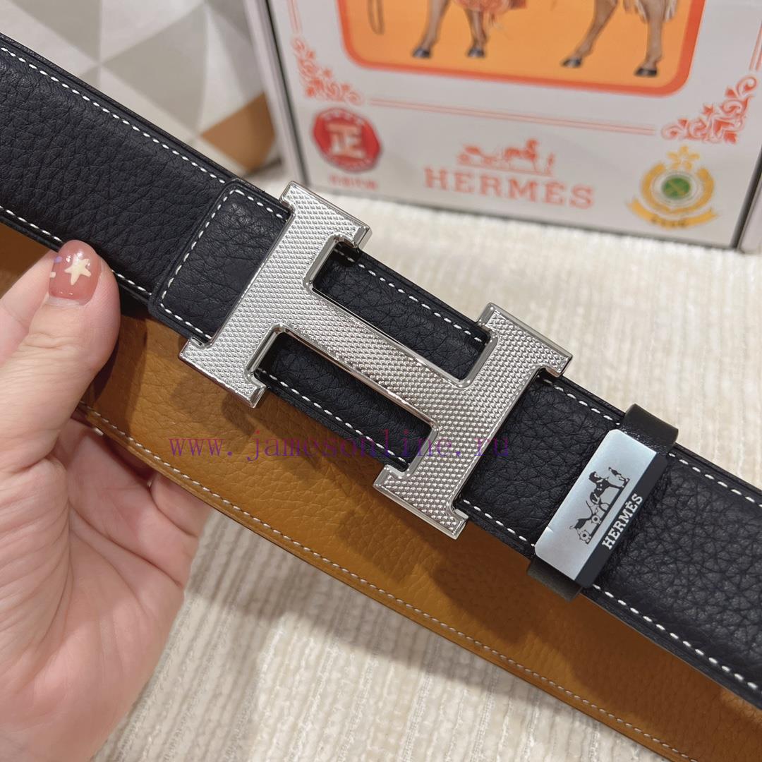 Hermes Hermès Material: Leather Belt with 100% Head Layer. The leather belt is guaranteed to iwlh3ymm - Image 5