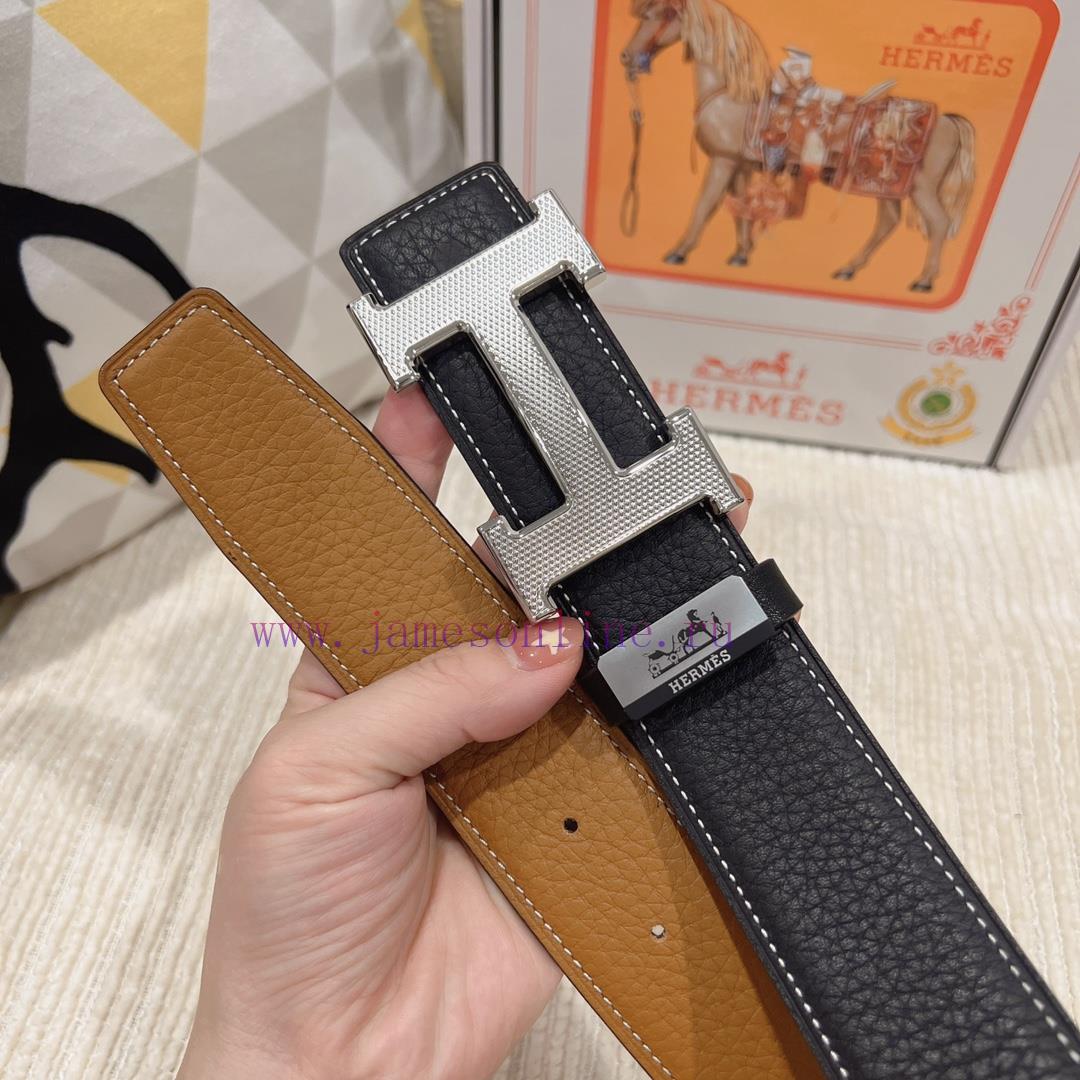Hermes Hermès Material: Leather Belt with 100% Head Layer. The leather belt is guaranteed to iwlh3ymm - Image 9