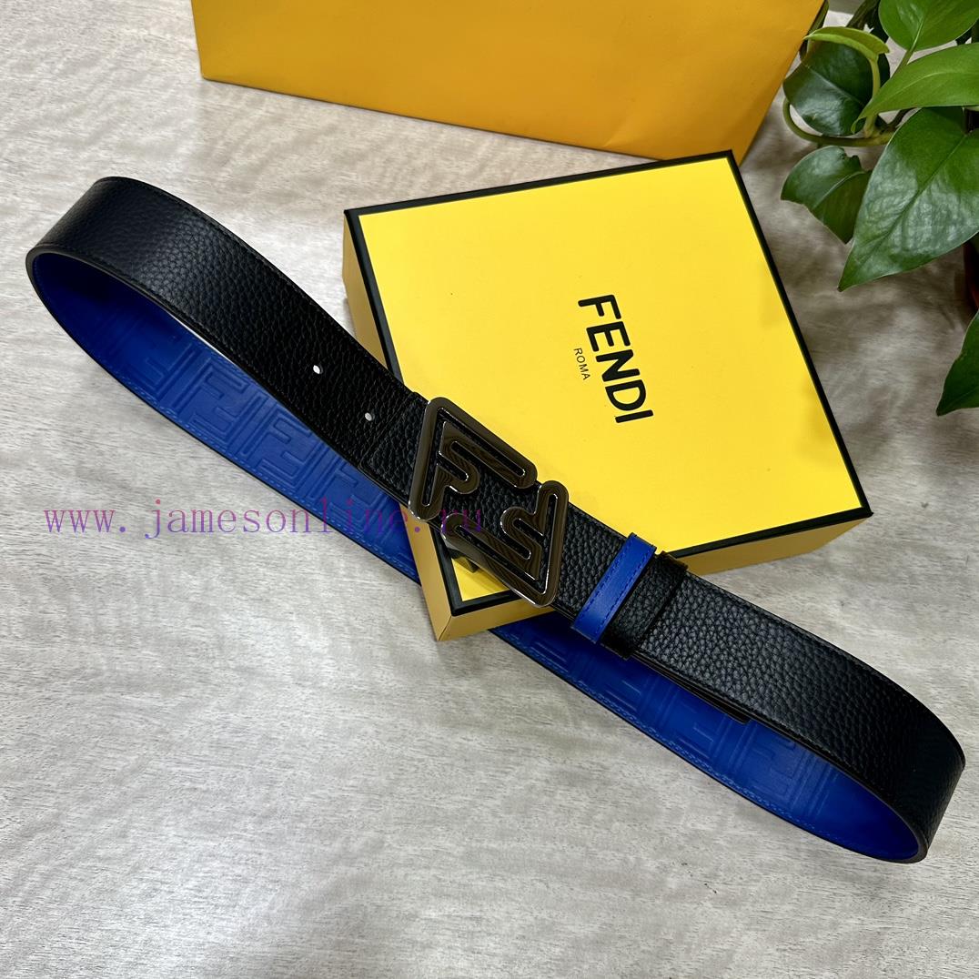 FENDL 40MM wide double-sided original calf leather with a single ruthenium palladium plated o6g45ol0 - Image 7