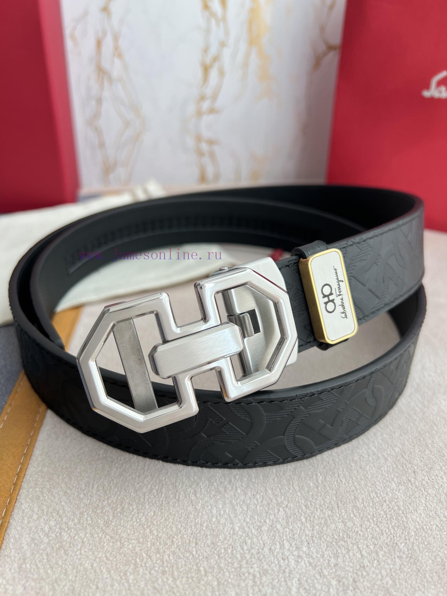 Ferrgamo.. Ferragamo Belt ️ Automatic BeltAutomatic buckle, pure steel material automatic bu qins5661 - Image 6