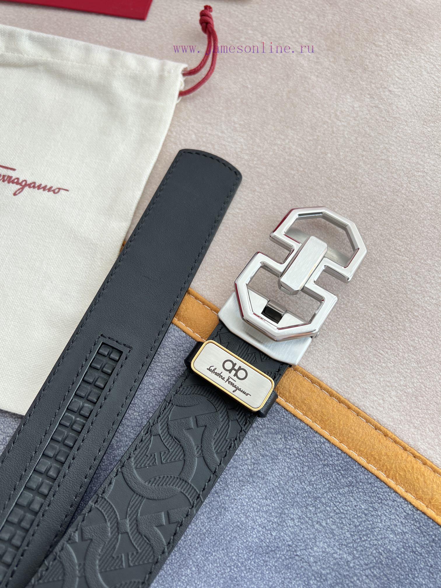 Ferrgamo.. Ferragamo Belt ️ Automatic BeltAutomatic buckle, pure steel material automatic bu qins5661 - Image 8