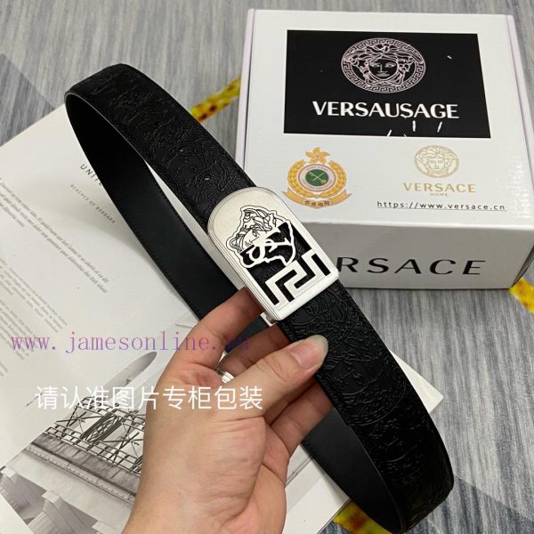 Beauty Head VersaceBelt and waistband single-sided use quality 100% cowhide embossed 24k pur 8dw46bro