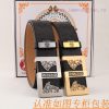 Belt belt Versace cowhide beltMen's belt material: 100% head layer cowhide belt, guaranteed m5u6e1ry