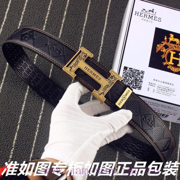 Hermes Her..mes️Identify and receive a punch as a giftMaterial: 100% head layer cowhide belt tg3leirf