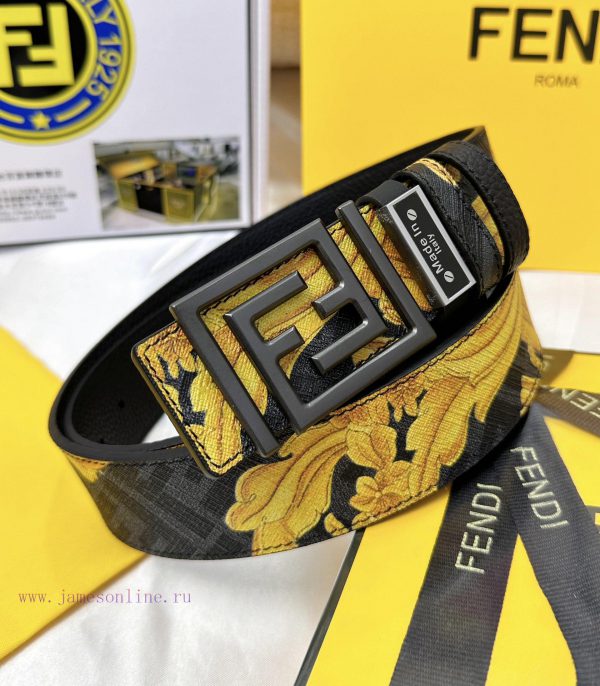 Belt FENDI Fendi ReproductionThe waistband is made of 100% cowhide, ensuring a double-layer z1q583rg