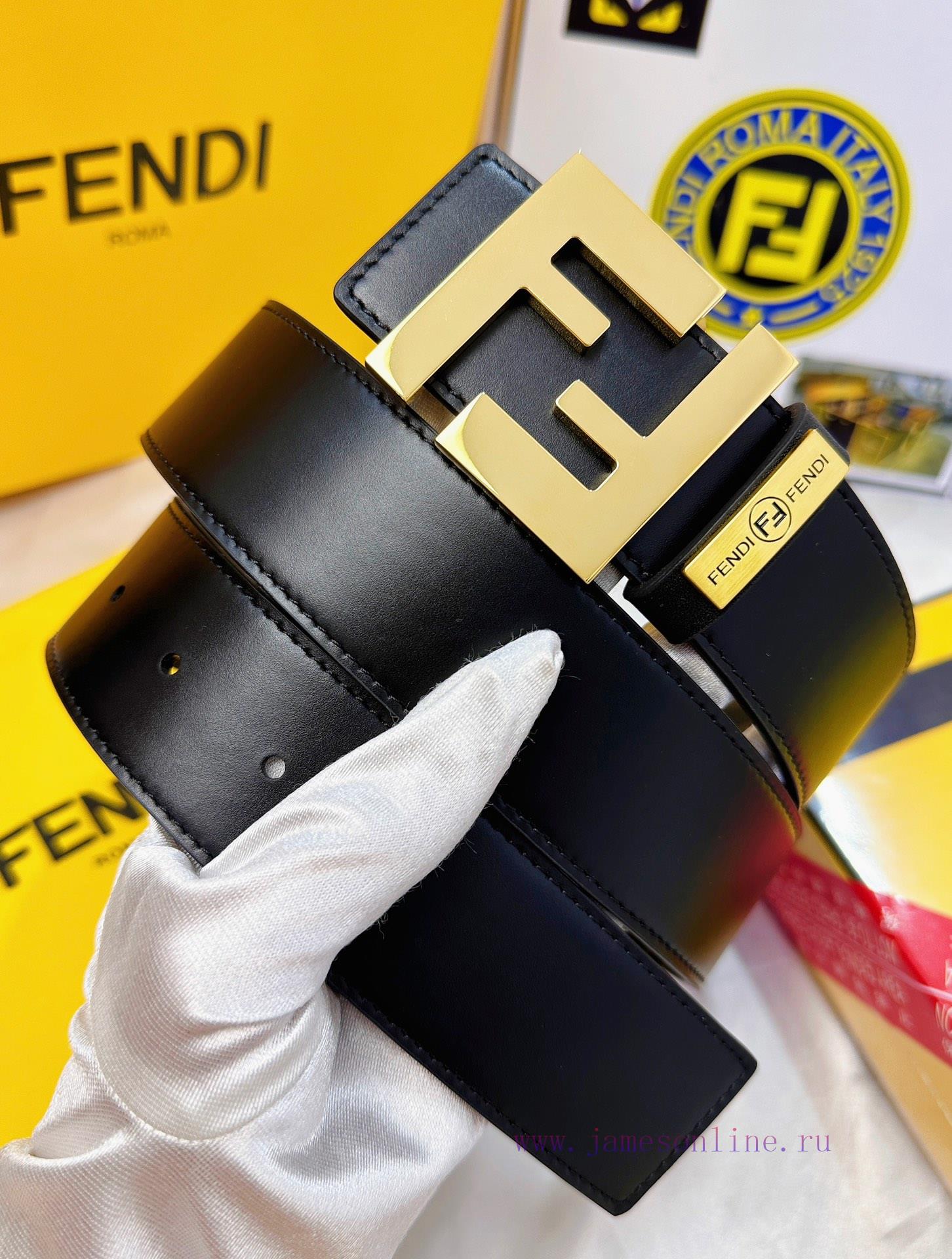 Belt FENDI Fendi ReproductionBelt made of 100% imported top layer cowhide, ensuring genuine qx0ld0u0 - Image 7