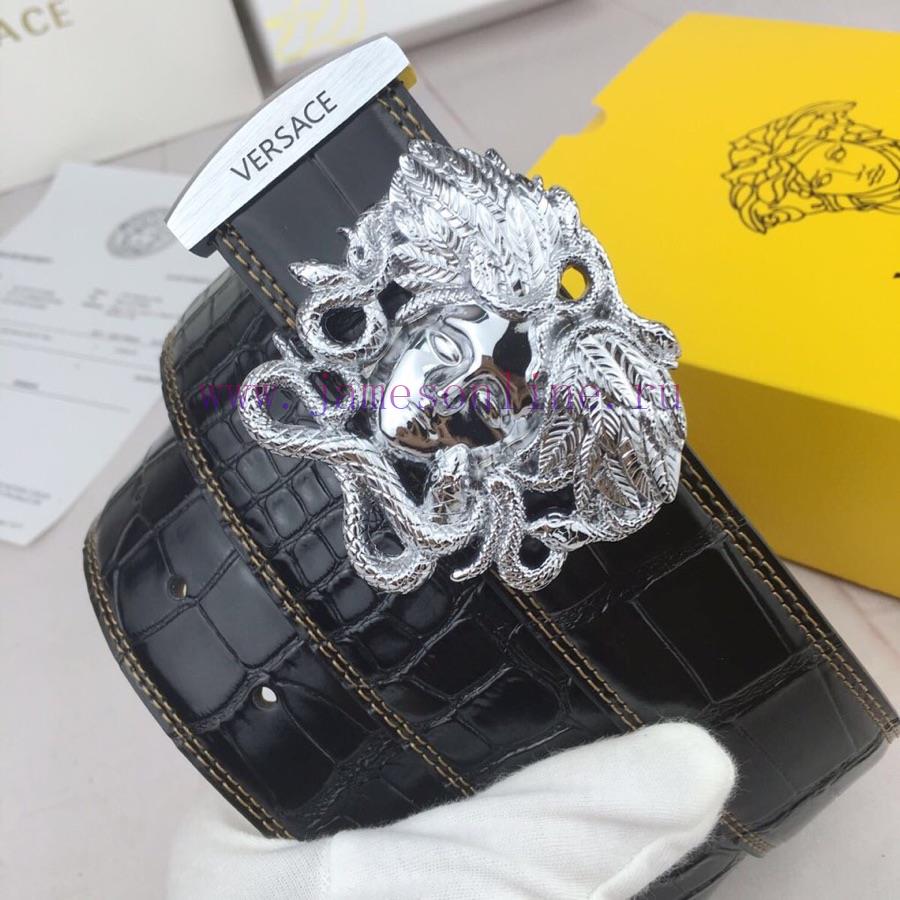 Versace Versace Top RemakesNew crocodile patternGrade: Imported from Italy, 100% original fa 5gz1n53q - Image 6