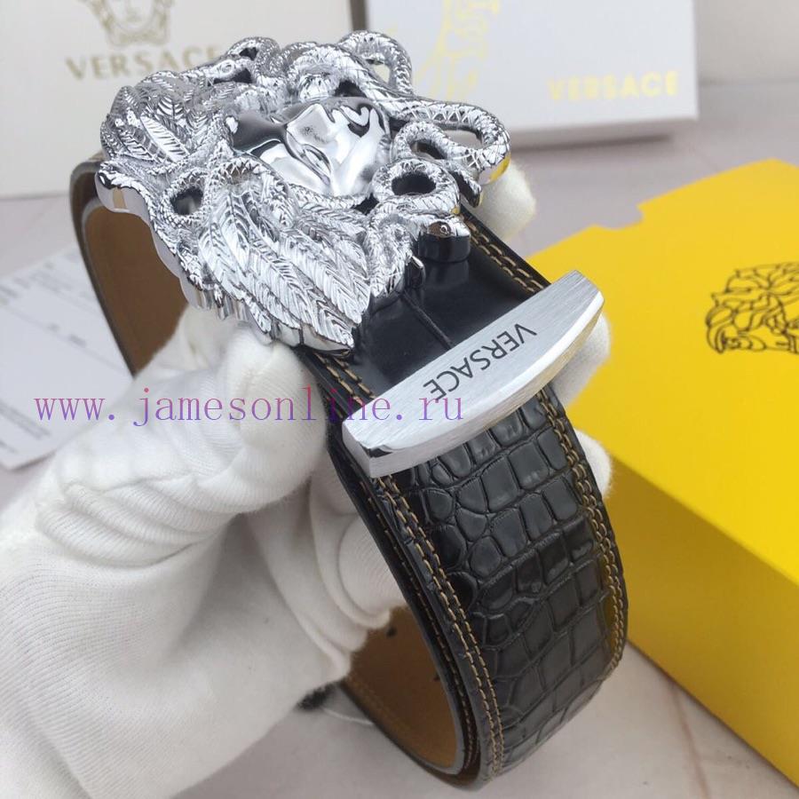 Versace Versace Top RemakesNew crocodile patternGrade: Imported from Italy, 100% original fa 5gz1n53q - Image 7