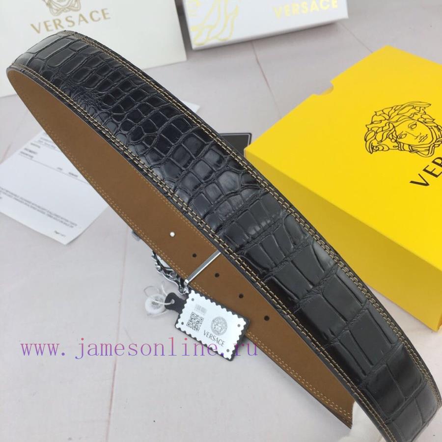 Versace Versace Top RemakesNew crocodile patternGrade: Imported from Italy, 100% original fa 5gz1n53q - Image 9