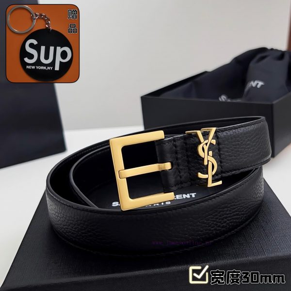 Female version Y.S.LComplete set of free keytag casual belt series with simple metal logo, s 028lmqf1