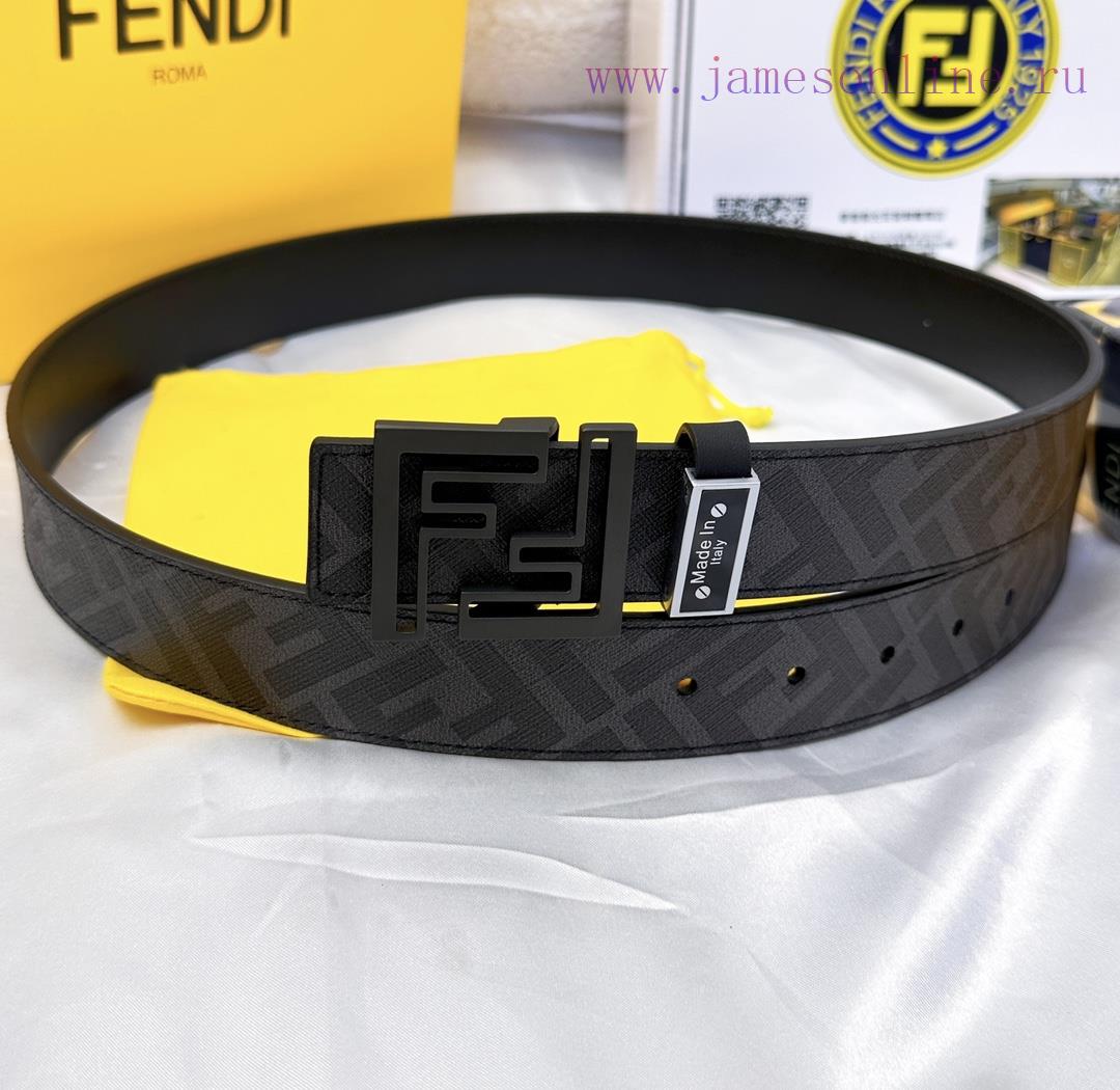 Belt FENDI Fendi ReproductionThe waistband is made of 100% cowhide, ensuring a double-layer b9951ci6 - Image 6