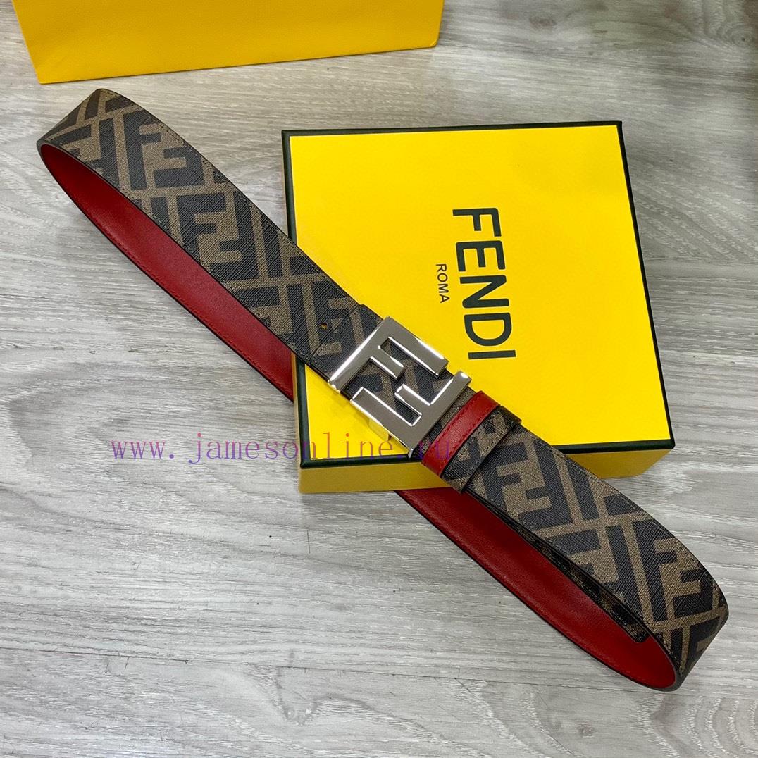 Comes with a complete gift boxFENDI style, width 4.0CM, double ring front and back waist bel 7jnv7thr - Image 7