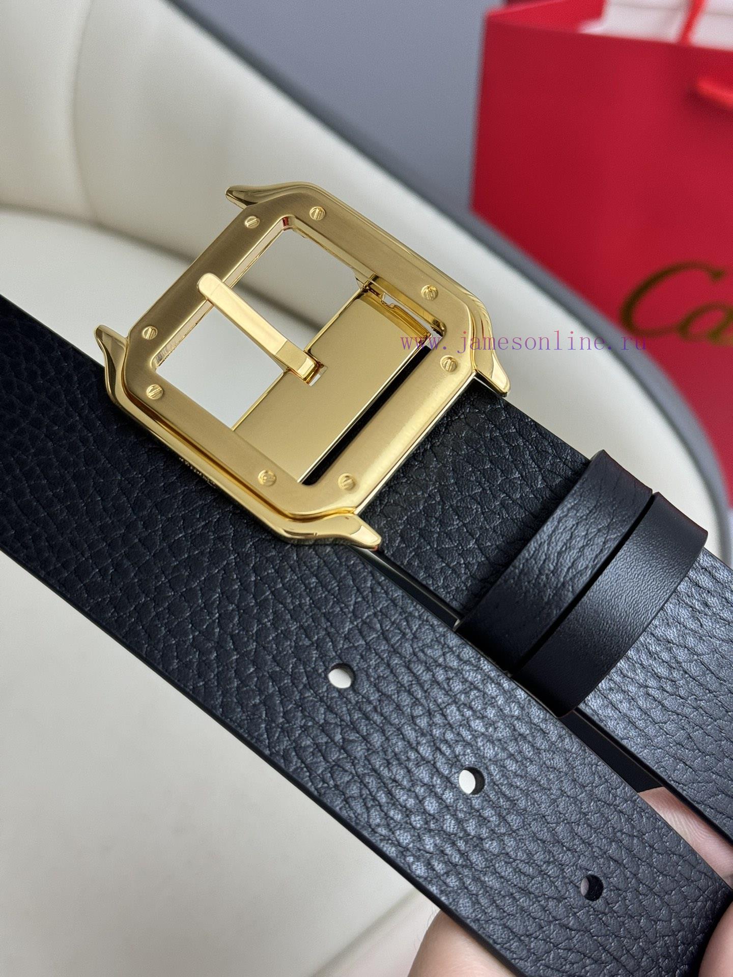 (Cartier) Double sided factory imported top layer cowhide, double-sided use, vacuum electrop aopddhw3 - Image 6